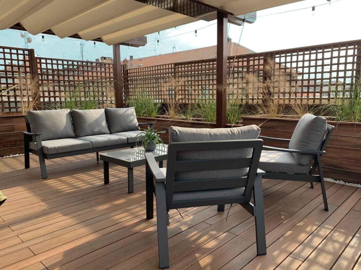 Ar Prestige Penthouse - Soho Apartment Bergamo Bagian luar foto